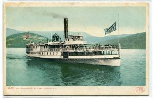 Steamer Sagamore Lake George New York 1907c postcard