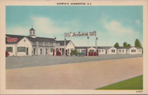 Postcard Godwin's Summerton SC South Carolina