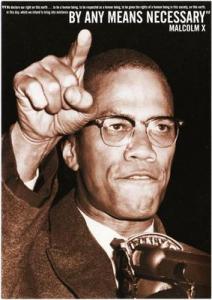Malcolm X By Any Means Necessary Modern Postcard