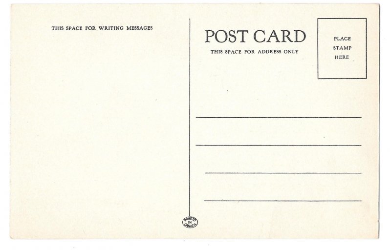 Quebec Canada Chateau Frontenac Vintage Lithograph Postcard