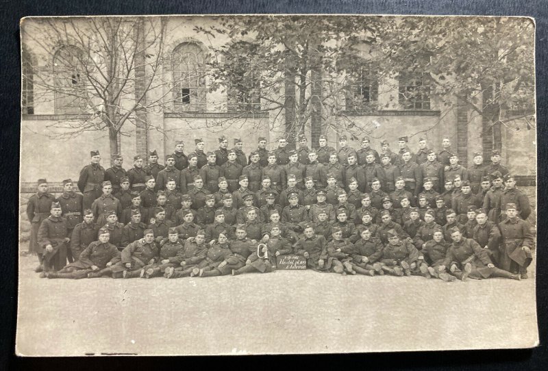 Mint Czechoslovakia Legion Real Picture Postcard RPPC Army Photo 1922