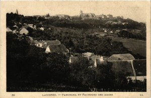 CPA LANGRES - Panorama et Faubourg des Anges (430842)