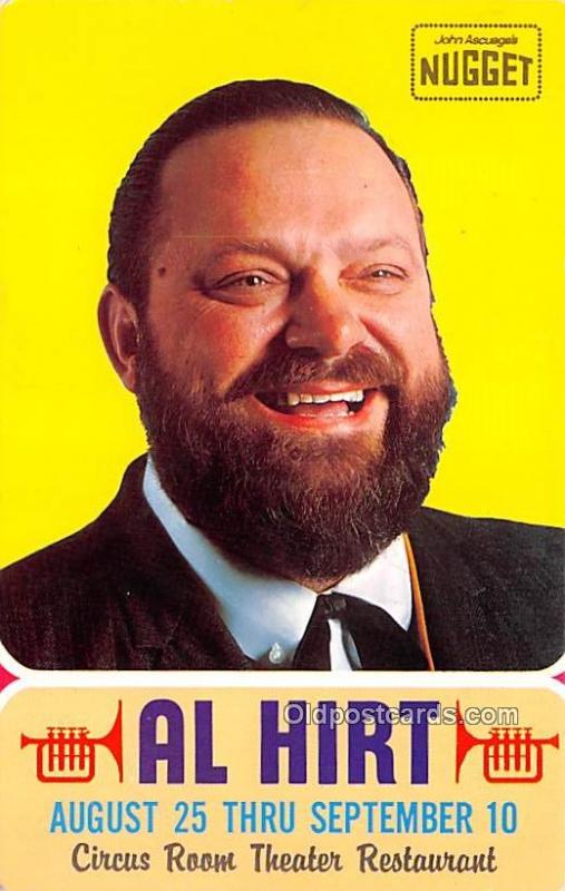 AL Hirt, Circus Room Theater Restaurant Movie Star Actor Actress Film Star Un...