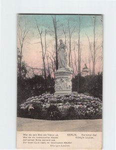 Postcard Denkmal der Königin Louise Berlin Germany