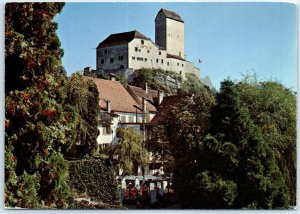 Postcard - Sargans mit dem Schloss - Sargans, Switzerland