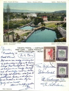 israel palestine, JERICHO GERICO, Eliza's Fountain (1956) Postcard