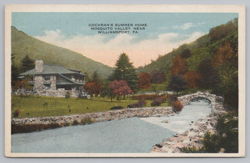 Williamsport PA~Avis Cochran Stone Cottage Rosemary~Mosquito Valley Bridge~1916 