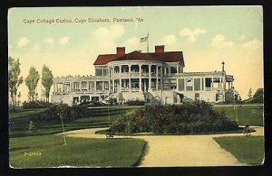 Portland, Maine/ME Postcard, Cape Cottage Casino, Cape