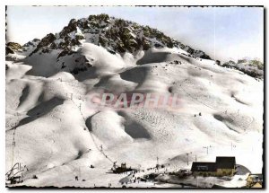 Modern Postcard The Pyrenees La Mongie Snow Fields