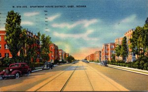 Indiana Gary West 5th Avenue Apartment House District 1946