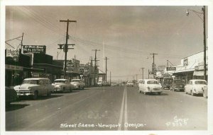 1950s Ice Cream Cafe Theater Marquee Smith Scenic RPPC Photo Postcard 21-6829