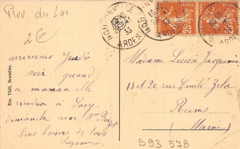 B93578 chateau  bouillon     belgium