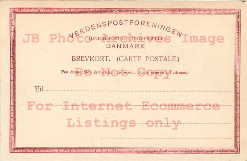 Denmark, Ribe, Panorama City View, H. Bentzon No 1821