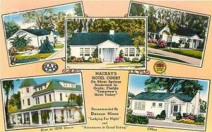 FL, Ocala, Florida, Mackay Hotel Court, Multi View, Colourpicture No. SK9189