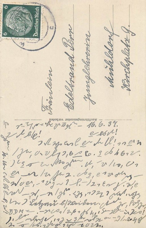 Germany  Waldsassen church interior 1937