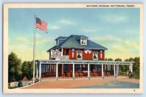 c1940 Gettysburg Pennsylvania PA Postcard National Museum War Relics Building
