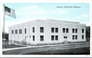 Postcard MO Chillicothe - Armory