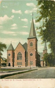 NH, Manchester, New Hampshire, Saint Paul's M.E. Church, A.C. Bossselman