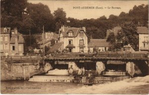 CPA PONT-AUDEMER Le Barrage (1160466)