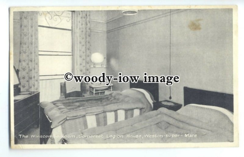 tq0487 - Somerset - Winscombe Room, in Legion House, Weston-super-Mare- Postcard