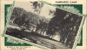 Harkness Camp - Lake Erie, Ohio OH Postcard