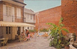 The Chateau Motor Hotel With Pool 1001 Chartres Street New Orleans Louisiana
