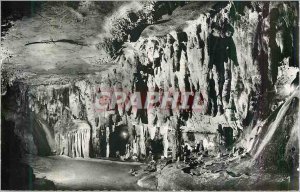 Modern Postcard The Caves of Arcy sur Cure (Yonne) The Hall of Meat