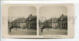 3107359 GERMANY Mainz die Hauptwache Vintage STEREO PHOTO