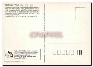 Postcard Modern Trolejbusy v Praze Tatra T400 ev c ​​9431