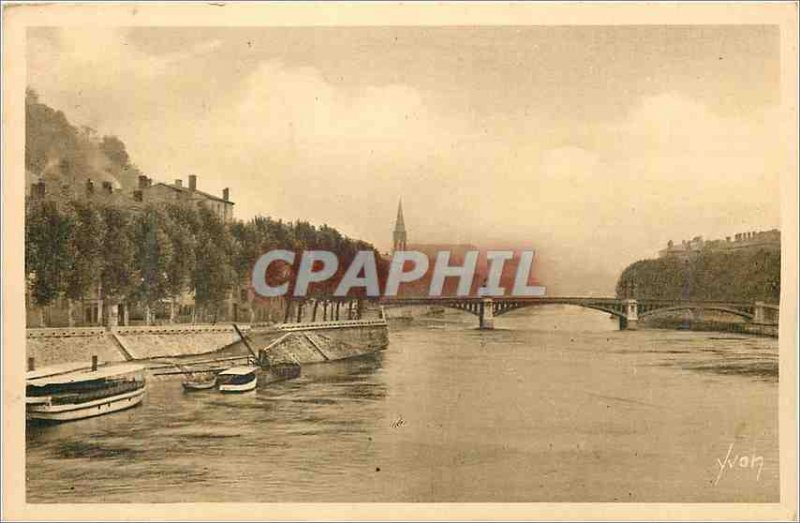 Postcard Old Lyon (Rhone) View on the Saone