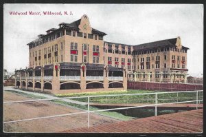 Wildwood Manor, Wildwood, New Jersey, Early Postcard, Used in 1911