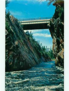 Lake Superior Canadian Montreal River Bridge Hwy George Cliffs  Postcard # 8577