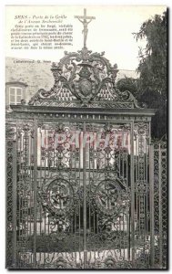 Old Postcard Sens Gate Grille of former archbishop