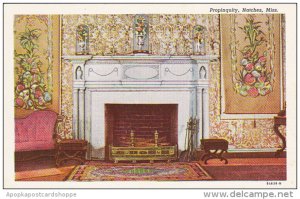 Mississippi Natchez Fireplace In Propinquity Built In 1790s
