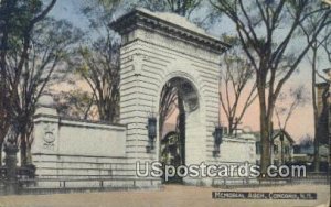 Memorial Arch in Concord, New Hampshire