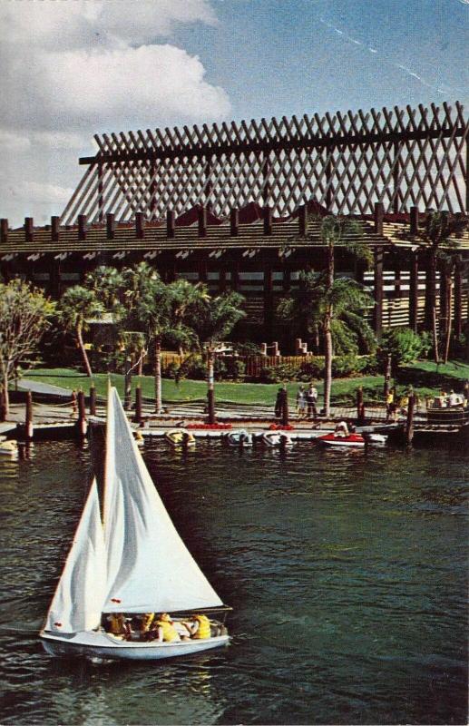 Early Walt Disney World, 0111-0073 Polynesian Adventure,Vintage Postcard