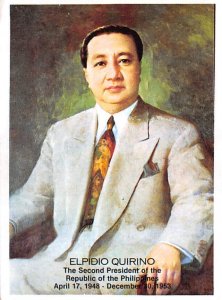 Elpidio Quirino Second President of the Republic of Philippines Non Postcard ...