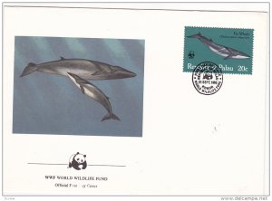 Republic of Palau , 1983 , Fin Whale ; Official First Day Cover