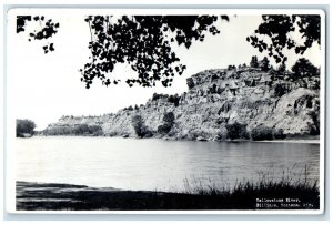 View Of Yellowstone River Billings Montana MT RPPC Photo Vintage Postcard