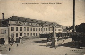 CPA SENONES - Filature et Place du Chateau (154485)