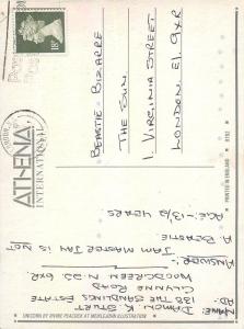 Unicorn by Irvine Peacock postcard