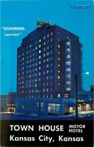 KS, Kansas City, Town House Motor Hotel, McGrew Printing No. 22074