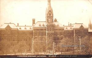 Concordia Seminary Lutheran Saint Louis MO 1916