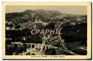 Old Postcard Morez Four Viaducts