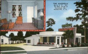 Hardeeville SC The Magnolia Colorful Roadside Restaurant Postcard