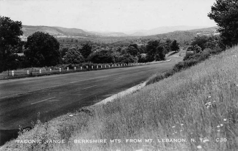 Mt Lebanon New York Berkshire Mts Real Photo Antique Postcard K92528