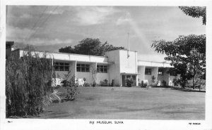 Fiji South Pacific 1950s Museum #1 RPPC Photo Postcard 21-863