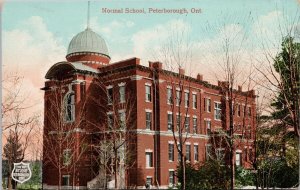 Normal School Peterborough Ontario ON c1909 Roy Studio Postcard H37