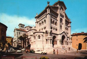 Vintage Postcard Principaute De Monaco La Cathedrale Landmark Felix -Gastaldi