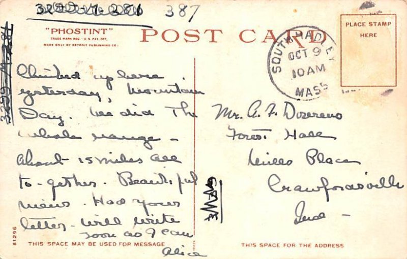 Mt. Holyoke Hotel Holyoke, Massachusetts MA